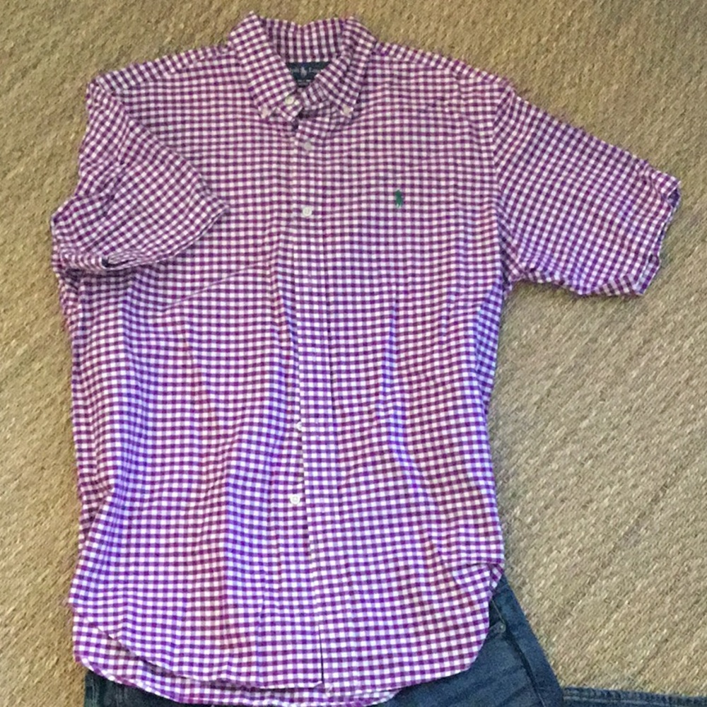 Polo classic fit short sleeve sz large